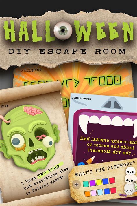 halloween escape room diy|free printable activity room escape.